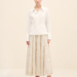 Tailored Linen Shirt Offwhite