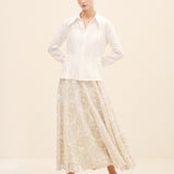 Tailored Linen Shirt Offwhite