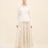 Tailored Linen Shirt Offwhite