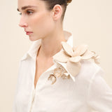 Tailored Linen Shirt Offwhite