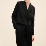 Tailored Crop Blazer Jacket