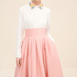 Embellished Collar Detailed Shirt