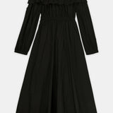 Taffetta Off Shoulder Dress