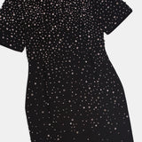 Crystal Embellished Midi Dress