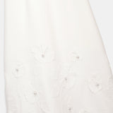 Floral Appliqué Midi Dress