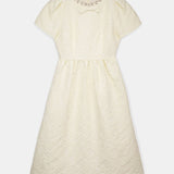 Embellished Bib Jacquard Mini Dress