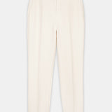 Tailored Straight-Leg Ankle Trouser Offwhite