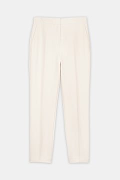 Tailored Straight-Leg Ankle Trouser Offwhite
