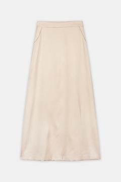 Embellished Maxi Skirt Beige
