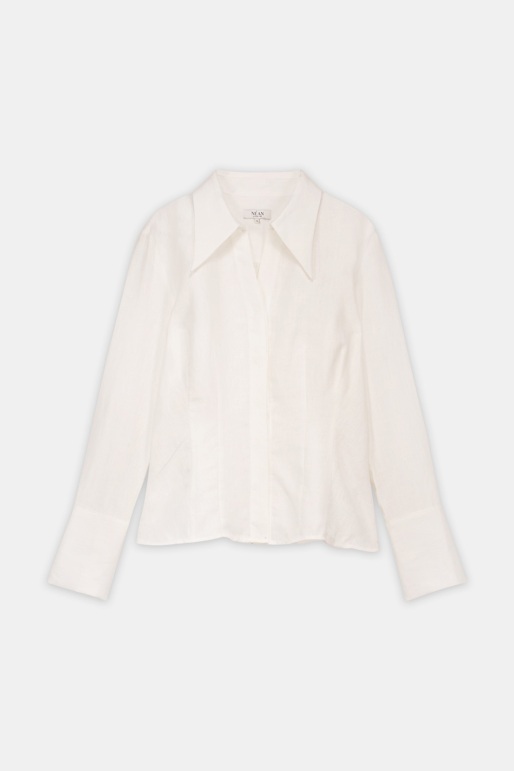Tailored Linen Shirt Offwhite