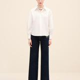 Embellished Bow Shirt