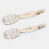 Long Metallic Earrings