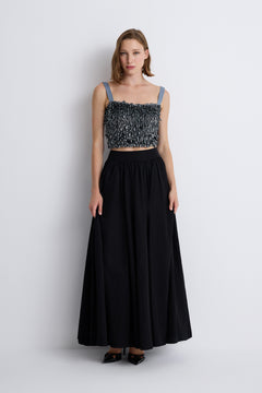 Sequin Crop Top