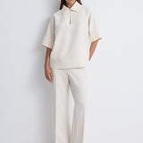 Nean Wide-Leg Trousers Off White