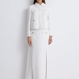 Nean Cropped Tailored Jacket
 Ecru