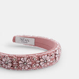 طوق رأس مزين بالكريستال والخرز