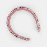 طوق رأس مزين بالكريستال والخرز