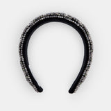 طوق رأس مزين بالكريستال والخرز