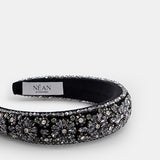 طوق رأس مزين بالكريستال والخرز