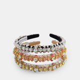 Crystals Embellished Headband White