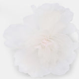 بروش من الشيفون الحريري مزين بالريش