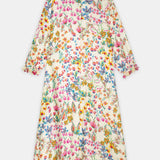 Floral Silk Maxi Dress