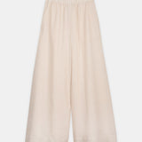Linen Wide-Leg Trousers