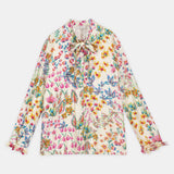 Floral Silk Blouse