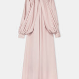 Nean Cape-Sleeve Gown Light Pink