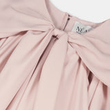 Nean Cape-Sleeve Gown Light Pink