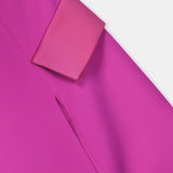 Nean Strapless Double-Breasted Gown Fuchsia