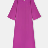Nean Bow-Embellished Maxi Dress Fuchsia
