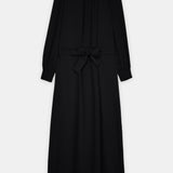 Nean Pearl-Embellished Maxi Dress Black