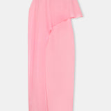 Nean Asymmetrical Cape Gown Pink