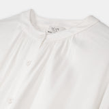 Nean Floral Embroidered Shirt Dress Off White