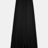 Nean Gown With Sheer Cape Black