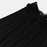 Nean Pleated Halter Neck Gown Black