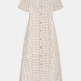 Off-Shoulder Tweed Dress