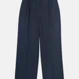 Pleated Wide-Leg Pants