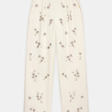 Crystal-Embellished Wide-Leg Pants