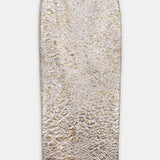 Nean Metallic Jacquard Maxi Skirt
 Silver