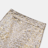 Nean Metallic Jacquard Maxi Skirt
 Silver