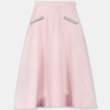 Nean A-Line Embellished Skirt Light Pink