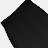 Nean Structured Mermaid Skirt Black