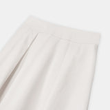 Nean High-Waist A-Line Maxi Skirt
 Ecru