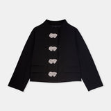 Nean Embellished Bow Jacket Black