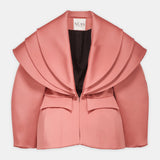 Nean Sculptural Collar Jacket Light Pink