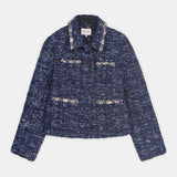 Crystal-Embellished Tweed Jacket