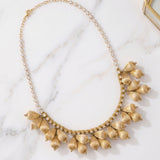 Crystal Embellished Charm Necklace