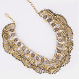 Crystal Embellished Chocker Necklace
